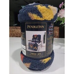 Pendleton Ultra Soft Throw Blanket 50" x 70" JETÉ Fleece Plush - NEW B13